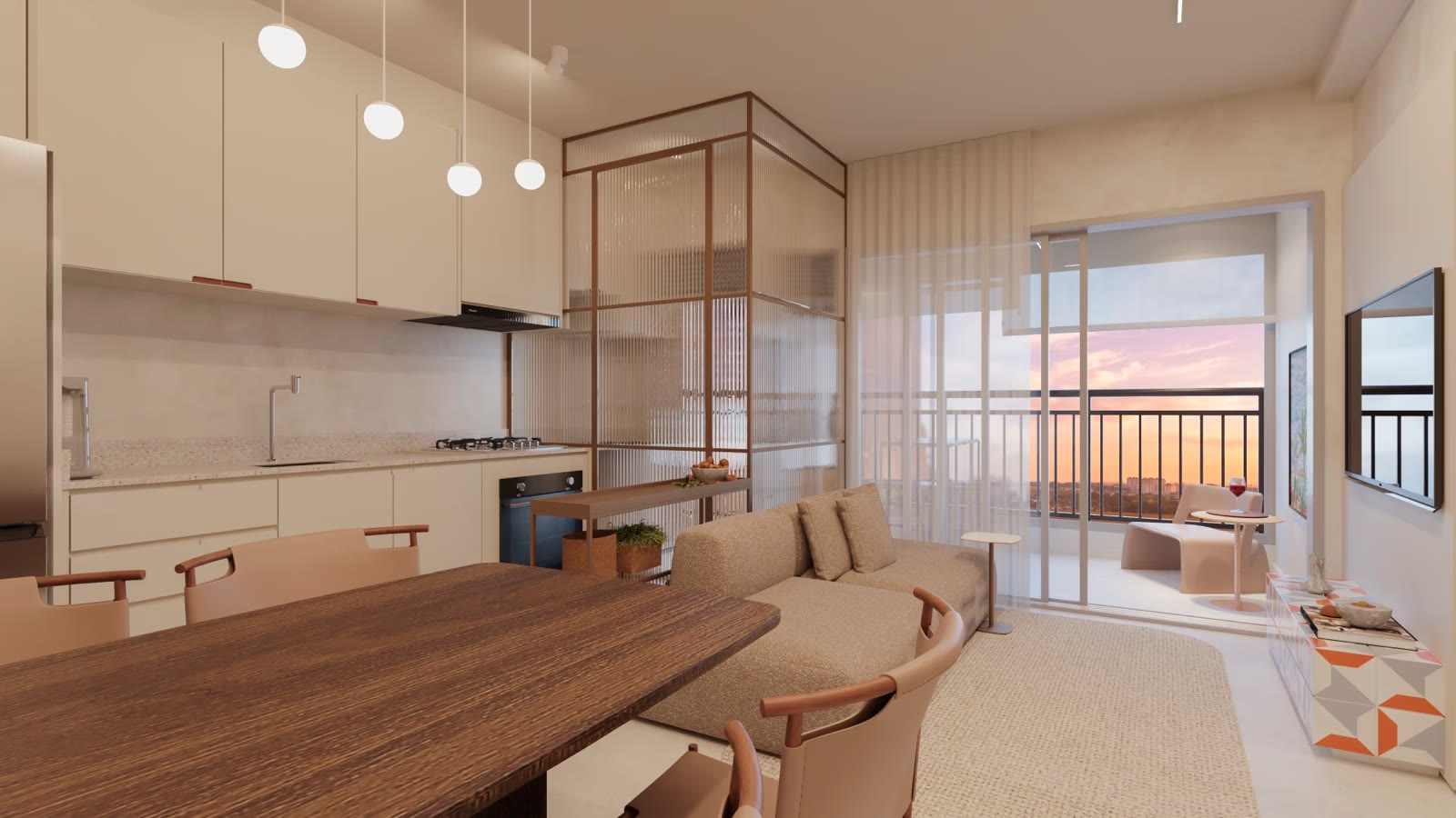 Apartamento de 62 m² no Riviera Home Resort